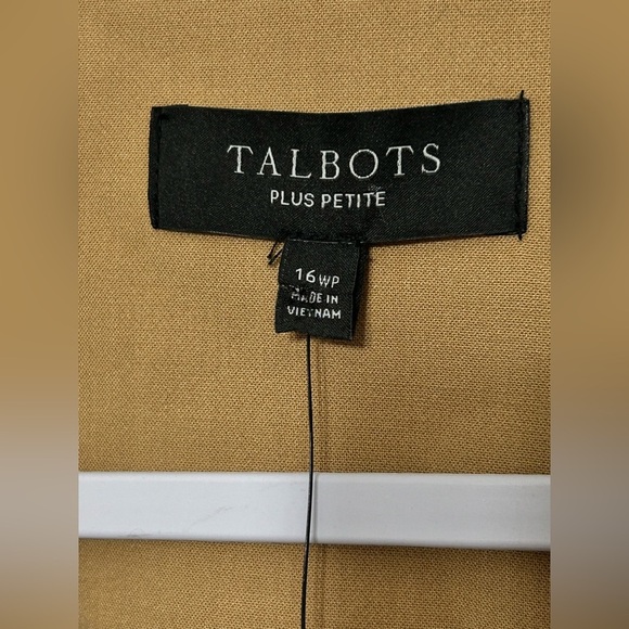 New! Talbots Tailored Stretch Blazer Plus Petite Womens Size 16 Petite - Picture 9 of 14